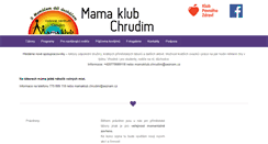 Desktop Screenshot of mamaklubchrudim.cz